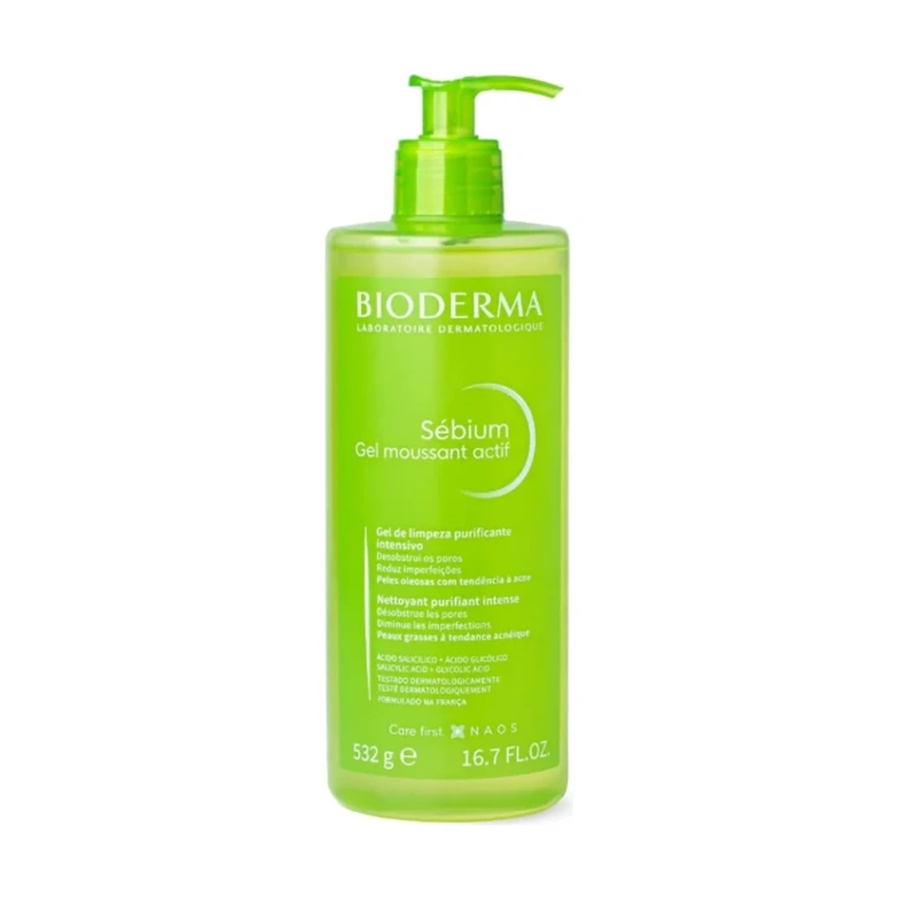 Gel de Limpeza Sébium Gel Moussant Actif 500ml