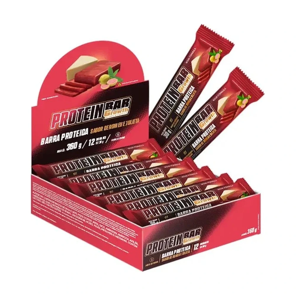Protein Bar Sabor Romeu e Julieta 30g Caixa com 12 Un