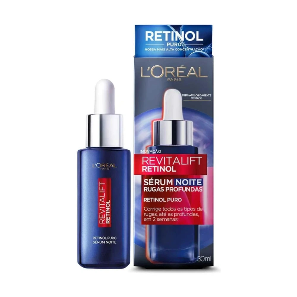 Sérum Antirrugas Noite L’Oréal Paris Revitalift Retinol 30ml
