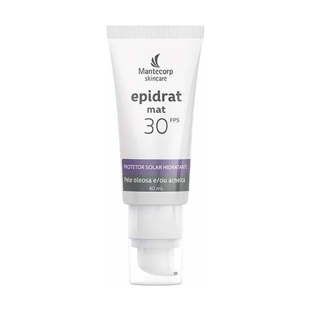 Protetor Solar Hidratante Epidrat Mat Sem Cor FPS30 Mantecorp 40ml