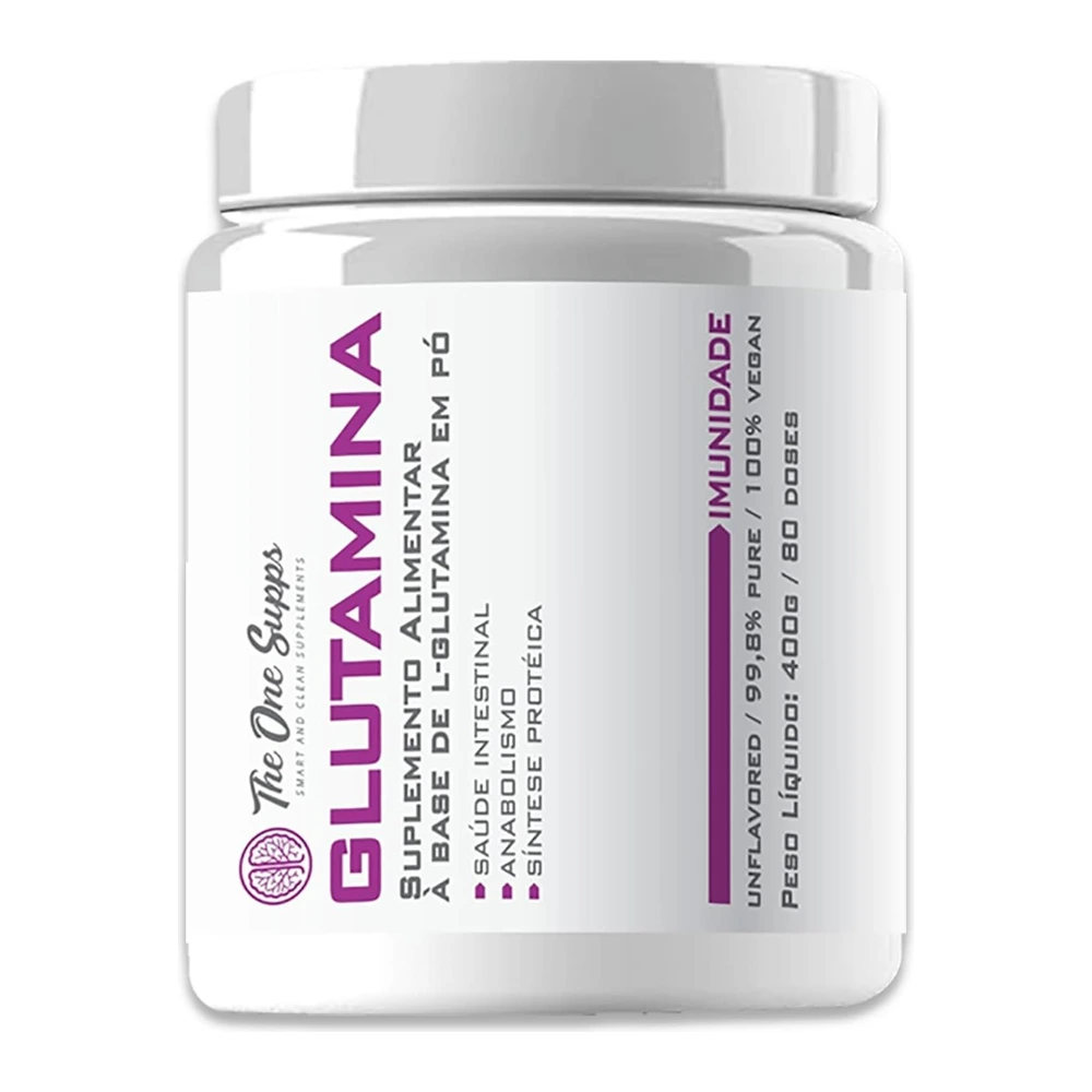 Glutamina Pura 400g Vegan (L-Glutamina) – 80 doses – The One Supps