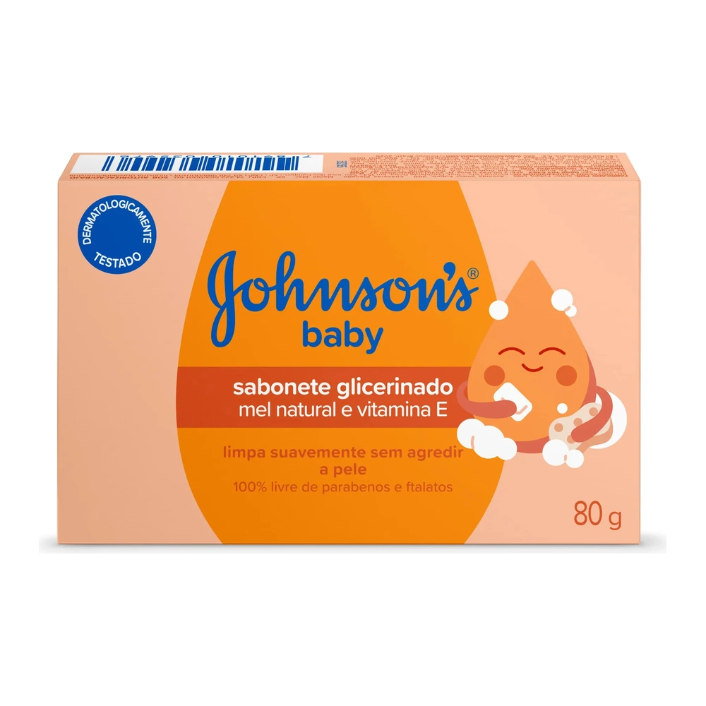 Sabonete Johnsons Baby Glicerinado 80g