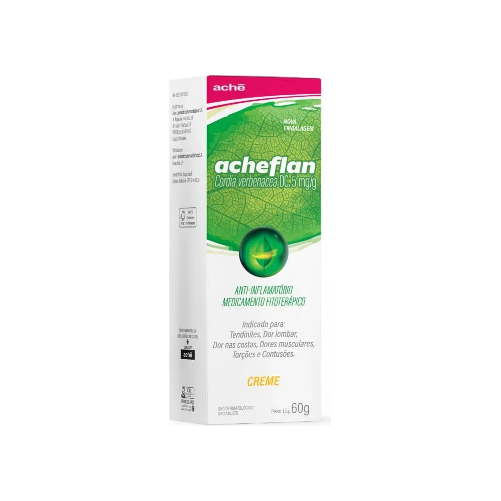 Acheflan Cordia Verbenacea Dc 5mg/g Creme 60g