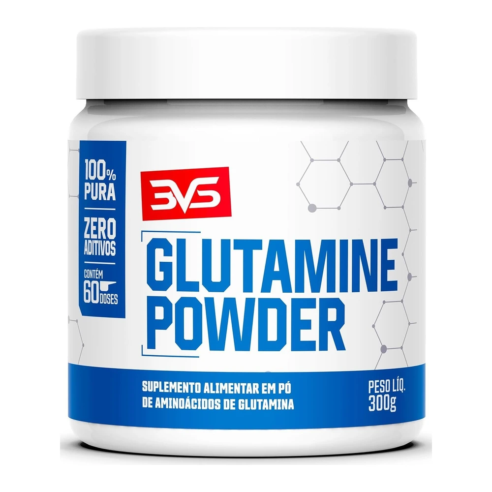 3VS Nutrition Glutamine Powder 300g 100% Glutamina Pura