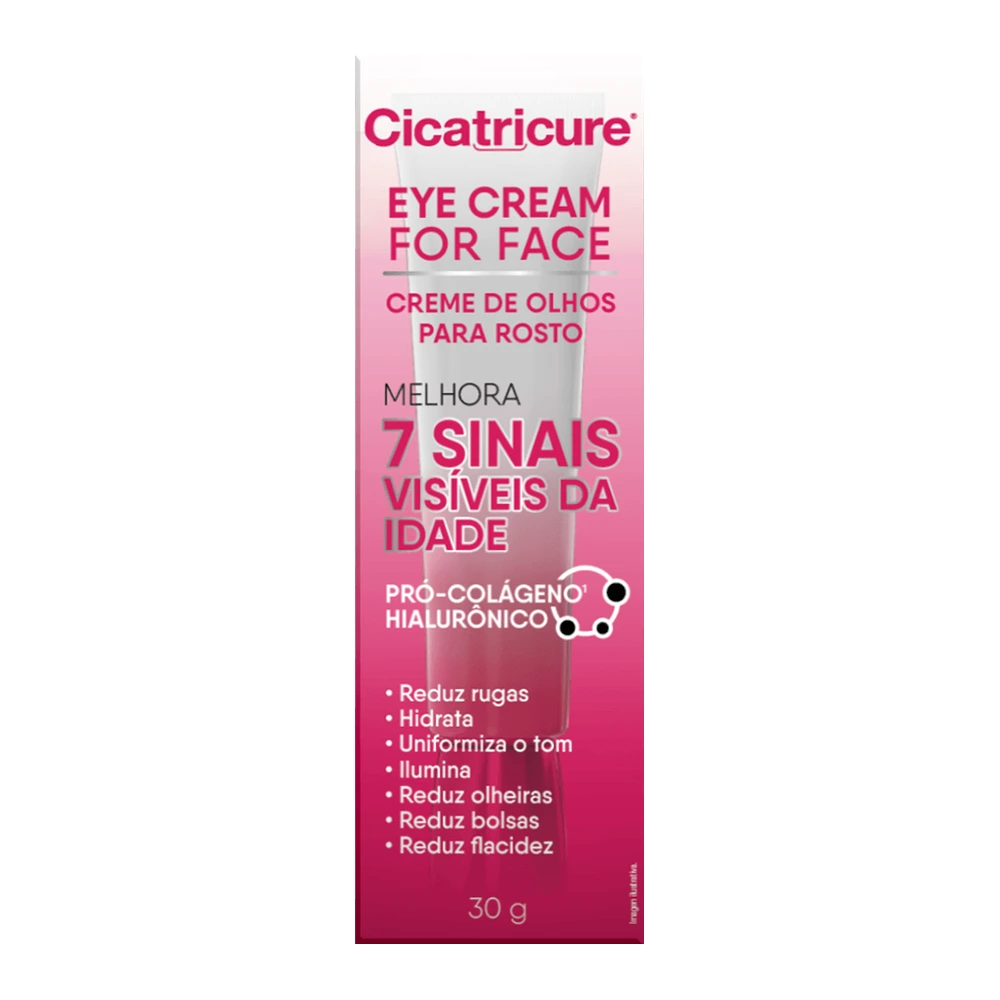 Creme De Olhos Para Rosto Pró-colágeno Hialurônico Cicatricure 30g