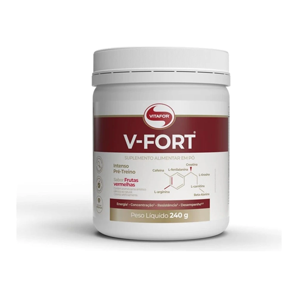 Vitafor – V-Fort – 240g – Frutas Vermelhas