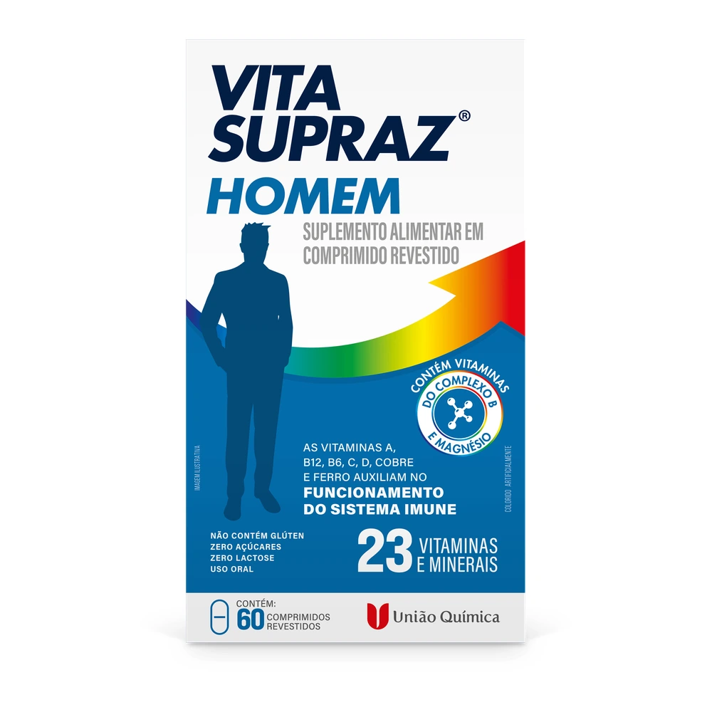 Vita Supraz Homem Com 60 Comprimidos