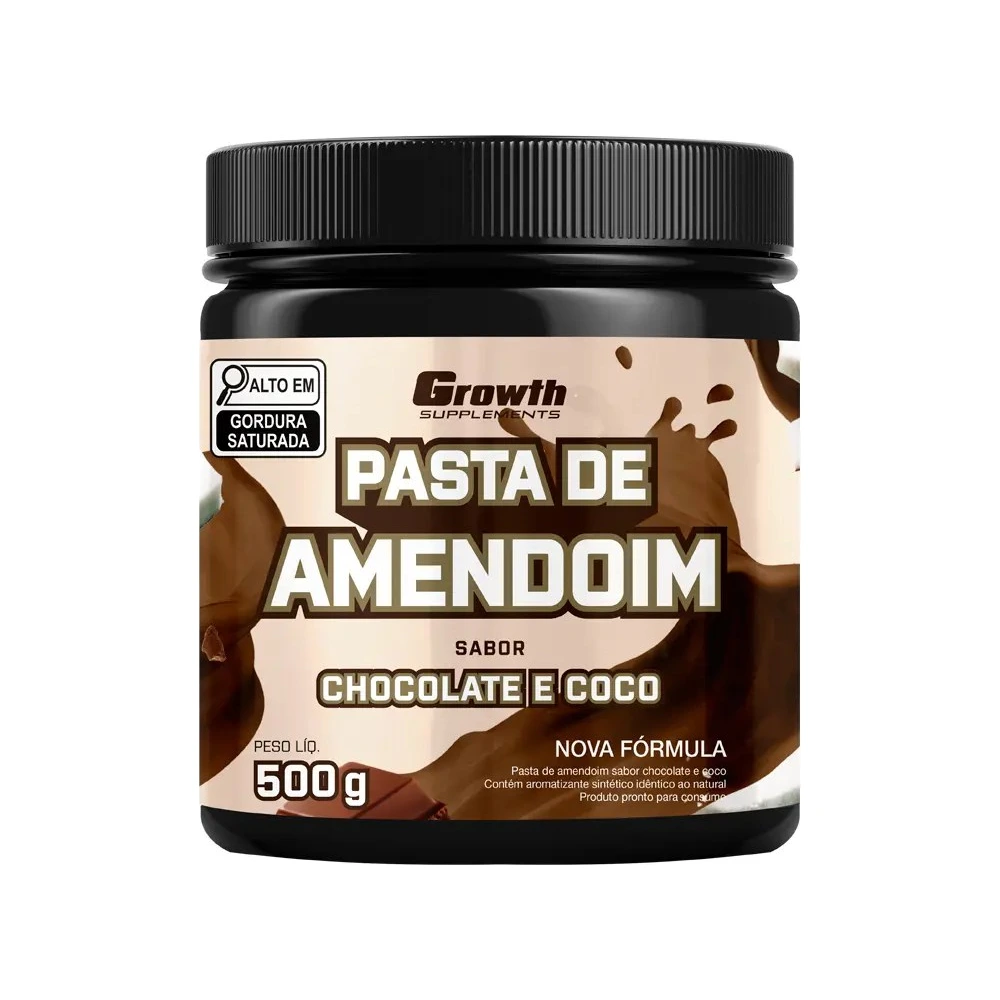 Pasta De Amendoim Sabor Chocolate E Coco 500g