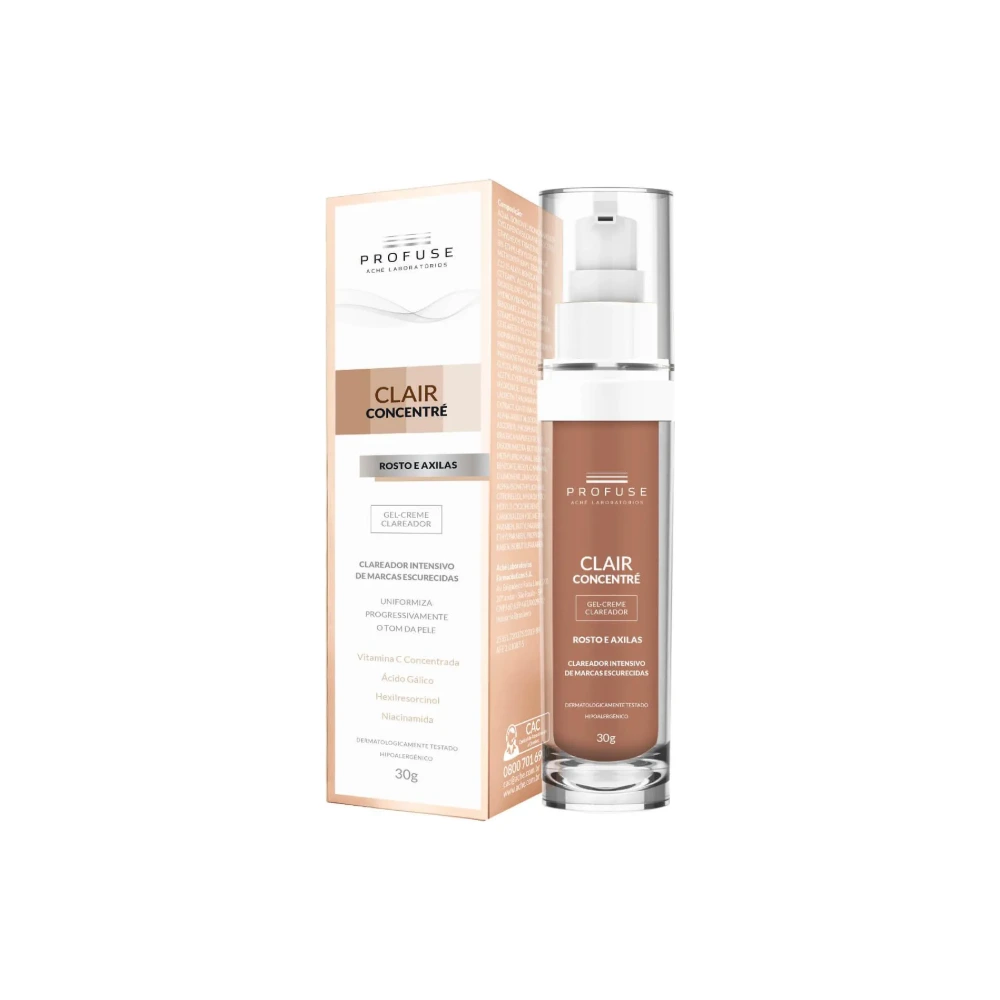 Gel Creme clareador Clair Concentre Profuse 30g