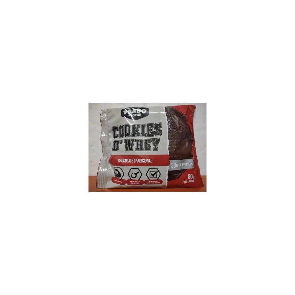 Prado Protein Cookies D'Whey - Chocolate Tradicional