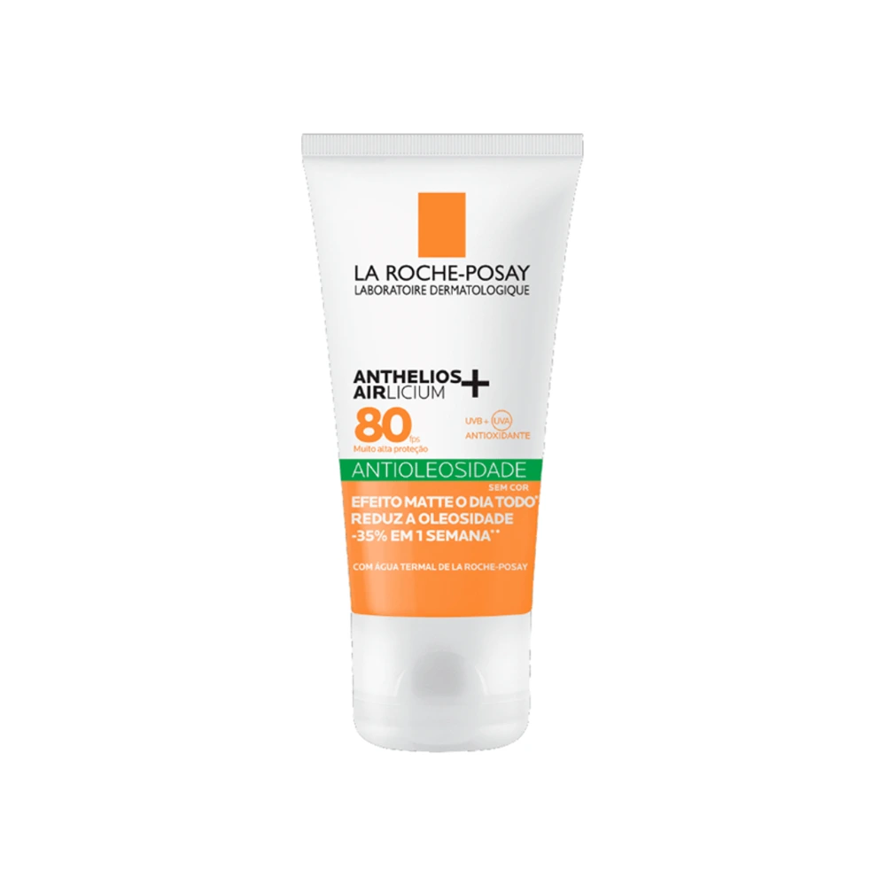 Protetor Solar Facial La Roche-Posay Anthelios Airlicium+ FPS 80 incolor 40g