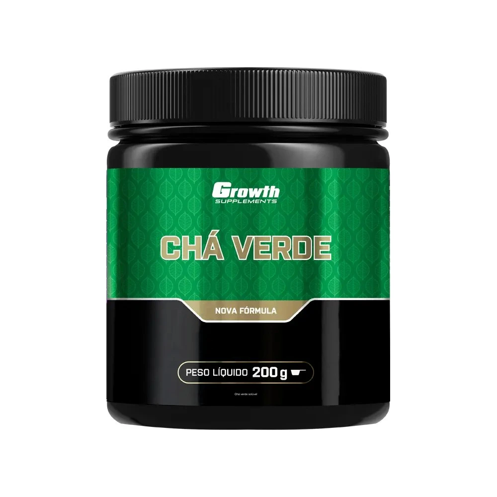 Chá verde em pó 200g instantâneo sabor natural