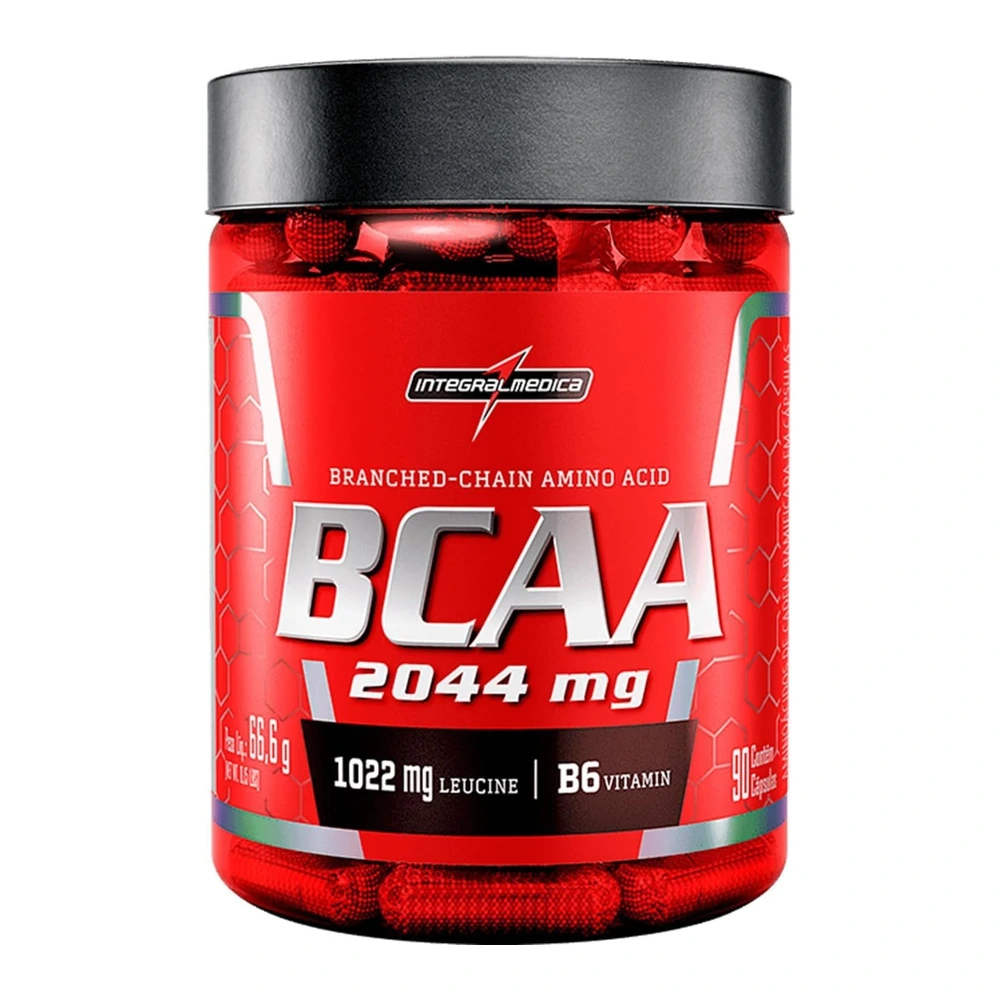 Aminoácidos Essenciais BCAA 2044mg 90 cápsulas – Para Energia e Desempenho – Integralmedica