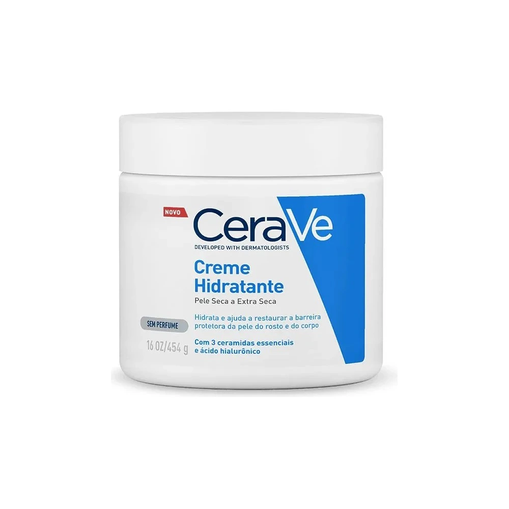 Creme Hidratante Corporal Cerave Pele Seca Ácido Hialurônico Ceramidas  454g