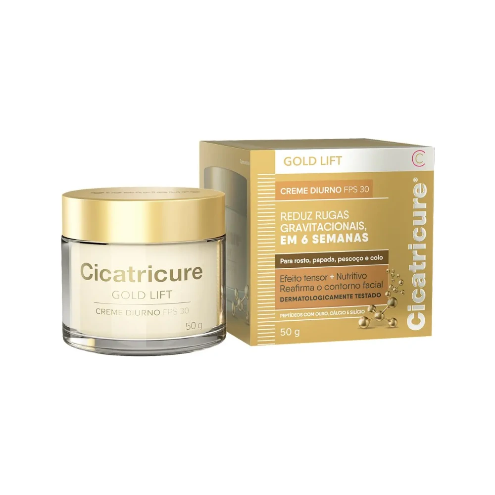 Creme Rejuvenescedor Facial Cicatricure Gold Lift Diurno 50g