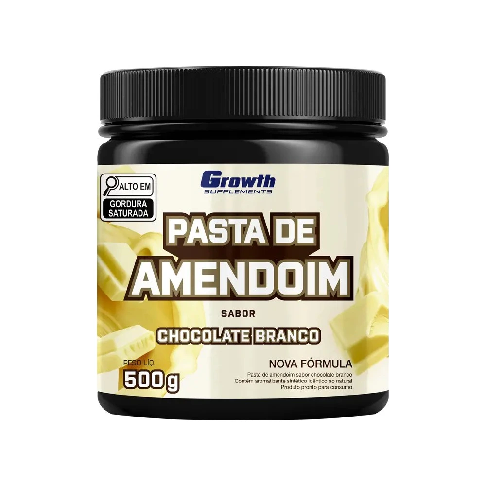 Pasta De Amendoim Sabor Chocolate Branco 500g