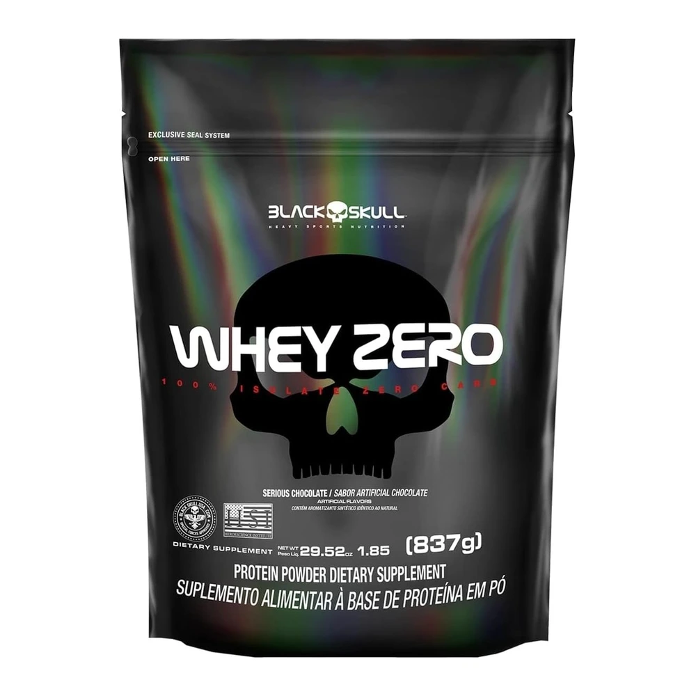 Black Skull Refil Whey Zero 837G