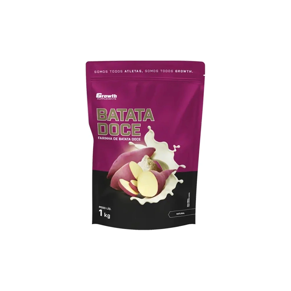 100% Batata Doce em Pó Sabor Natural 1kg