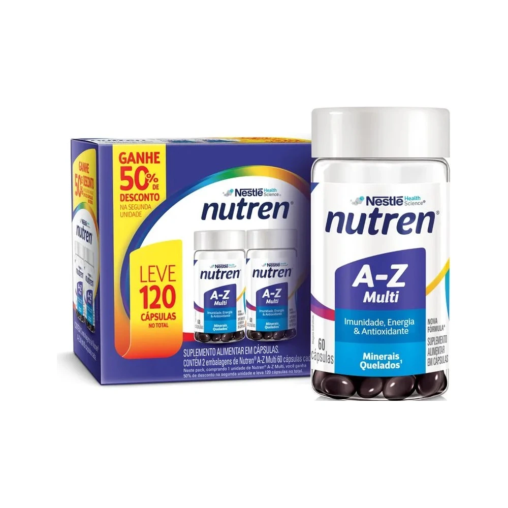 Suplemento Alimentar Nutren A-z Multivitaminico 120 Capsulas