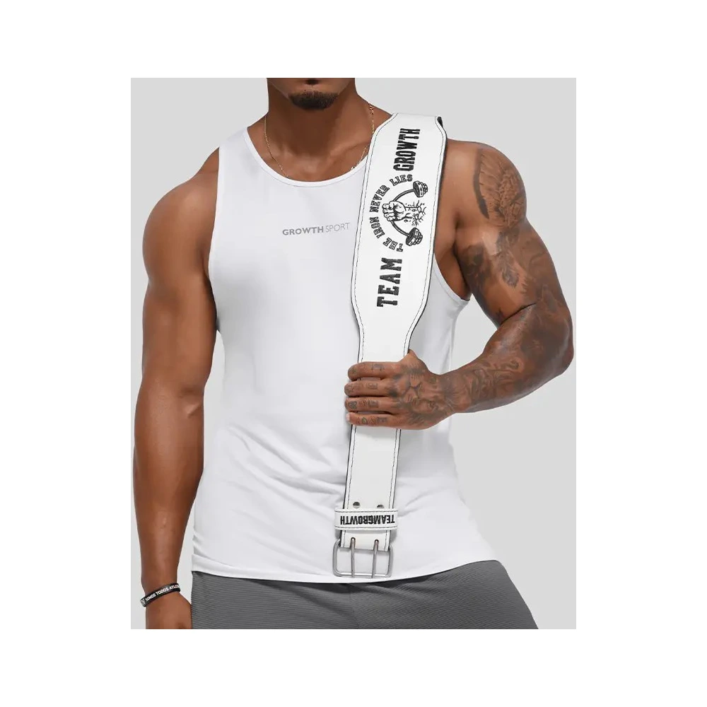 Cinturão Branco Team Growth The Iron Never Lies - Growth Supplements