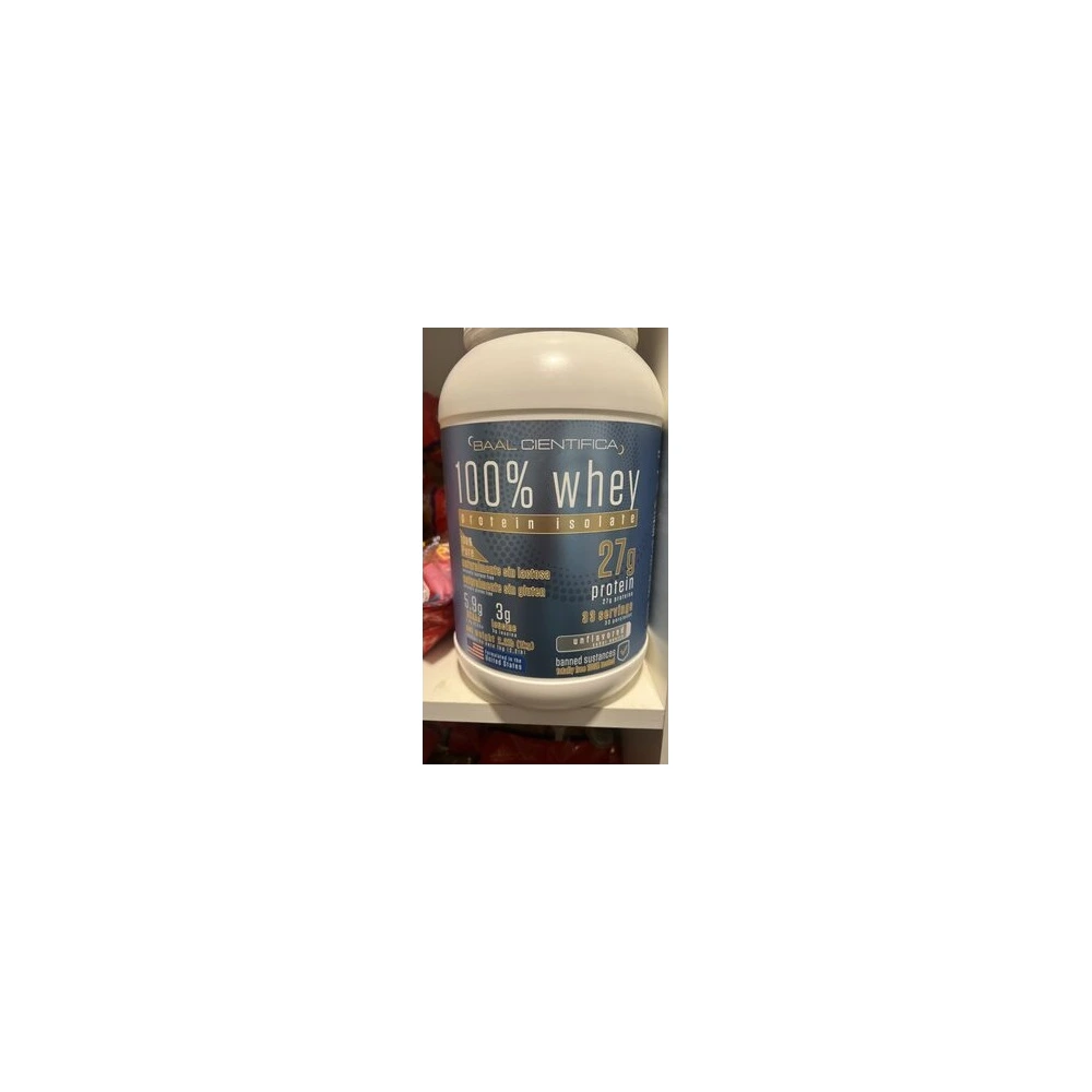 BAAL CIENTIFICA 100% whey protein isolate