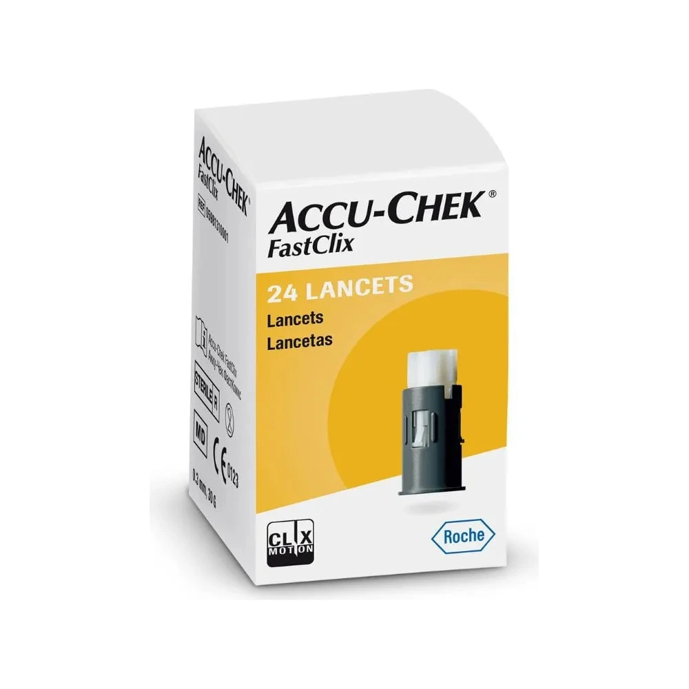 Lanceta Accu-chek Fastclix 24 Unidades