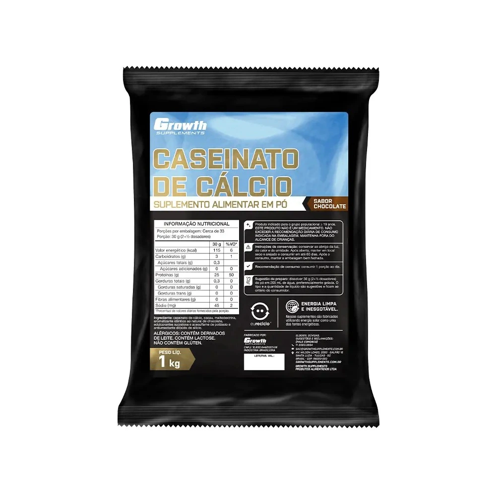 Caseinato de Cálcio 1kg
