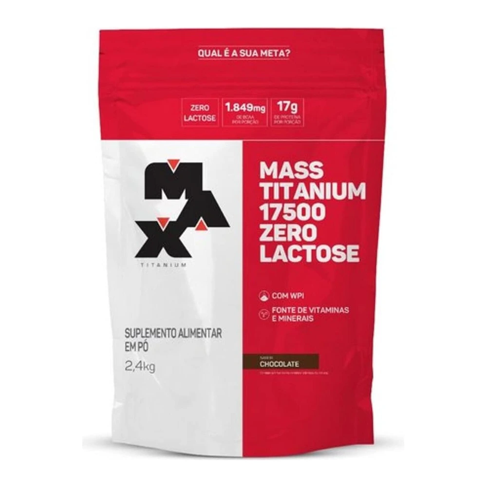 Mass Titanium Zero Lactose (2,4Kg) – Chocolate – Max Titanium