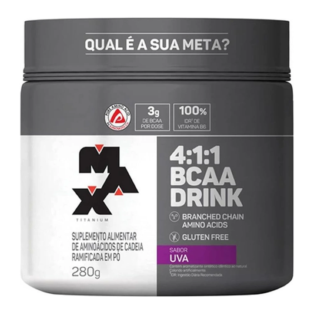 Max Titanium Bcaa 4: 1: 1 – 280G Drink Uva
