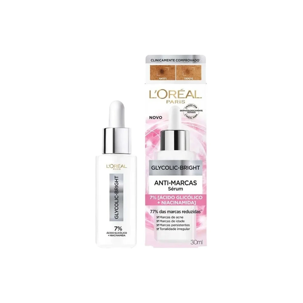 Sérum Facial Anti-Marcas L’oréal Paris Glycolic Bright 30ml