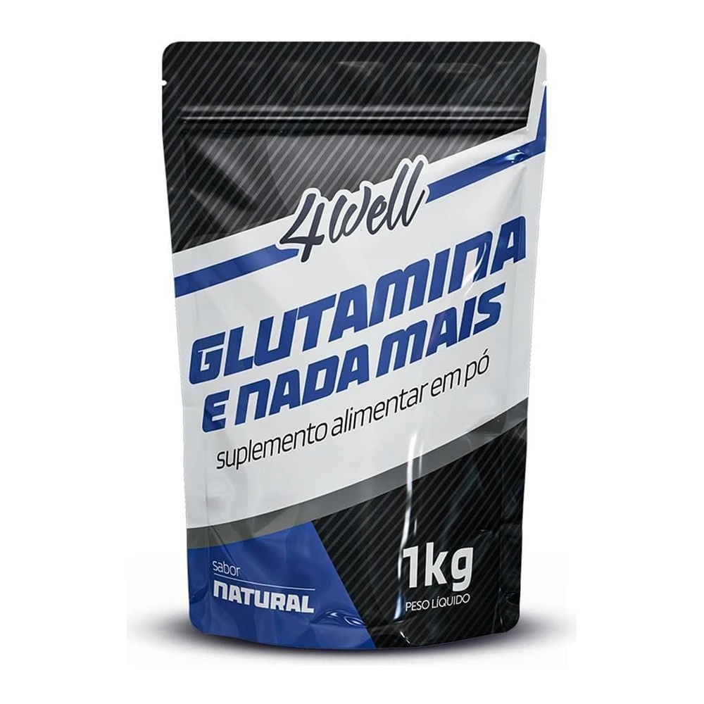 L-Glutamina 1Kg 4well 100% Pura