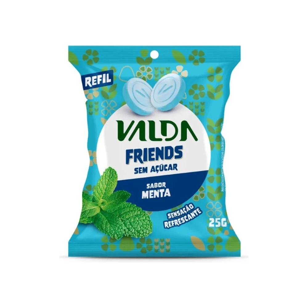 Pastilha Sem Acucar Valda Friends 25g