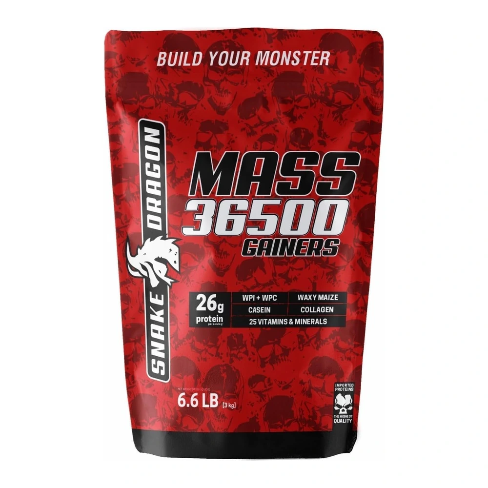Hipercalorico Refil 3Kg Mass 36500 Gainers Whey Isolado Concentrado (3Kg, Mousse de Morango)